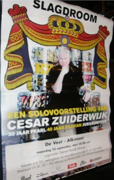 2006-09-25 Cesar Zuiderwijk Slagdroom theatre show poster Alkmaar - De Vest.jpg